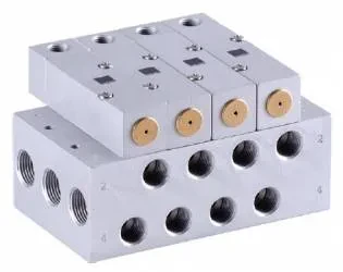 Distribuitoare 5/2 si 5/3 – montaj pe placa